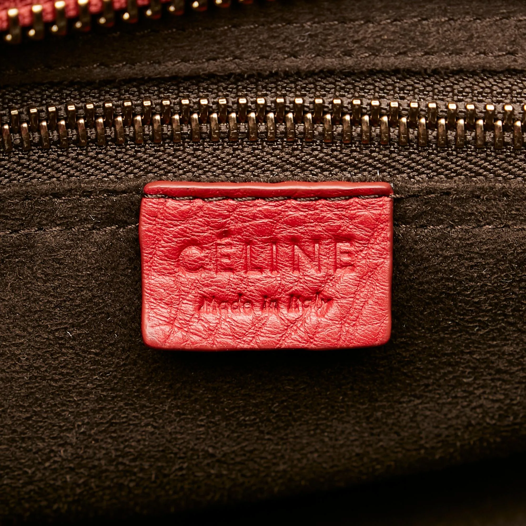 Celine Mini Luggage Leather Tote Bag (SHG-Xb1E2v)