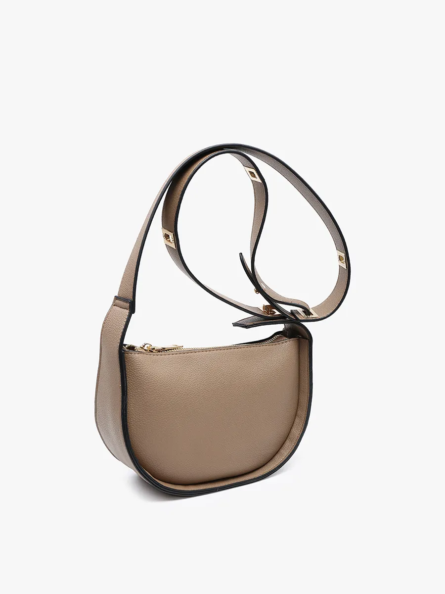 Celine Vegan Crescent Shoulder Bag