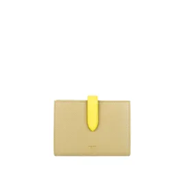 Celine Wallet Beige Yellow