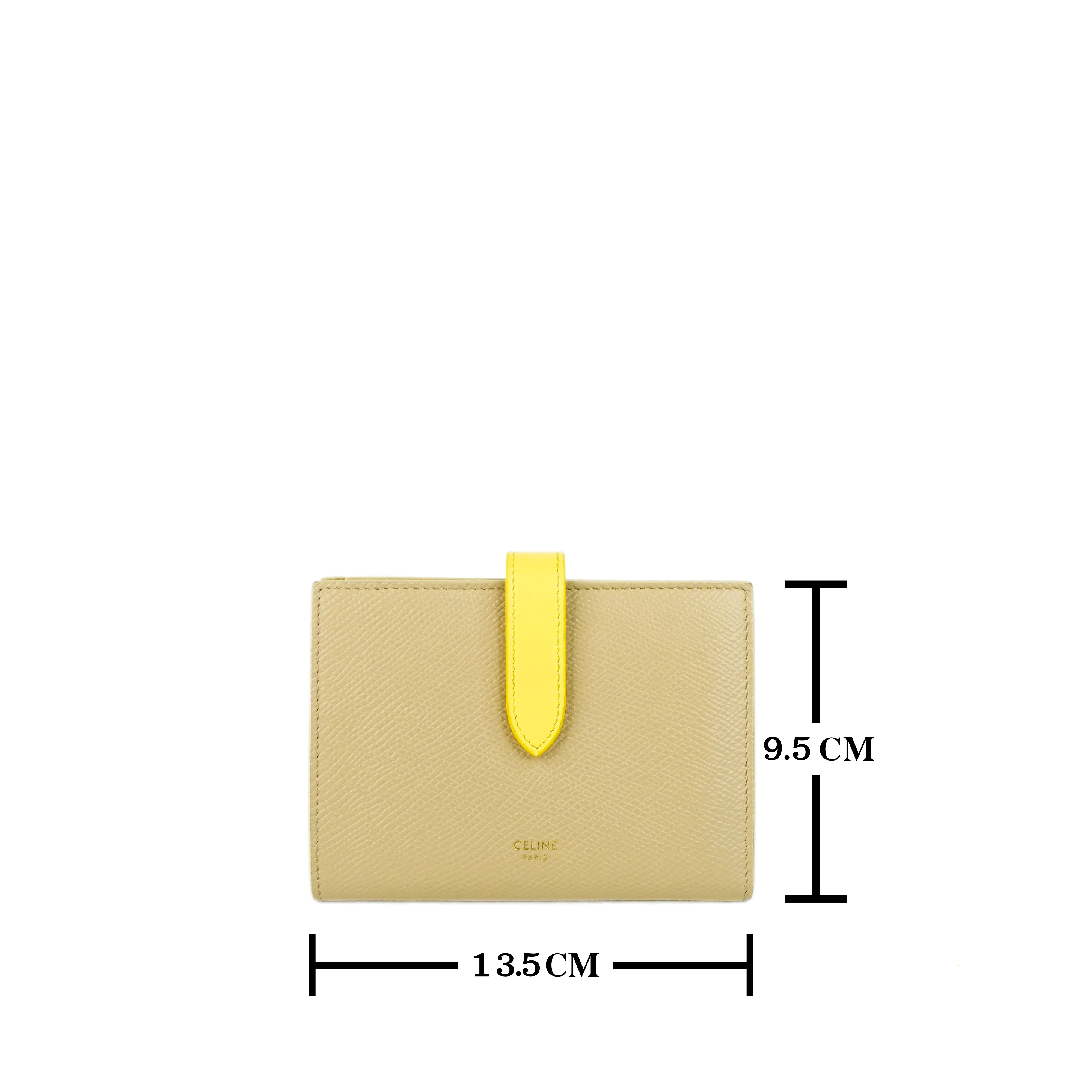 Celine Wallet Beige Yellow