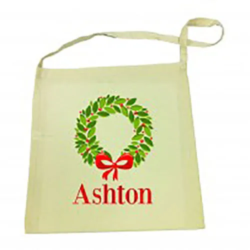 Christmas Wreath Christmas Calico Tote Bag