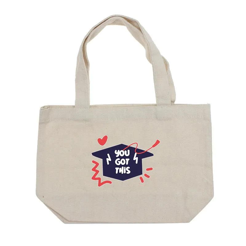 Cotton Canvas Tote Bag 30*20*10cm