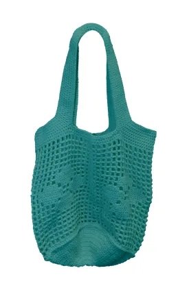 Crochet Bag Teal By San Lorenzo Bikinis