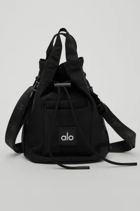 Cross Body Bucket Bag - Black