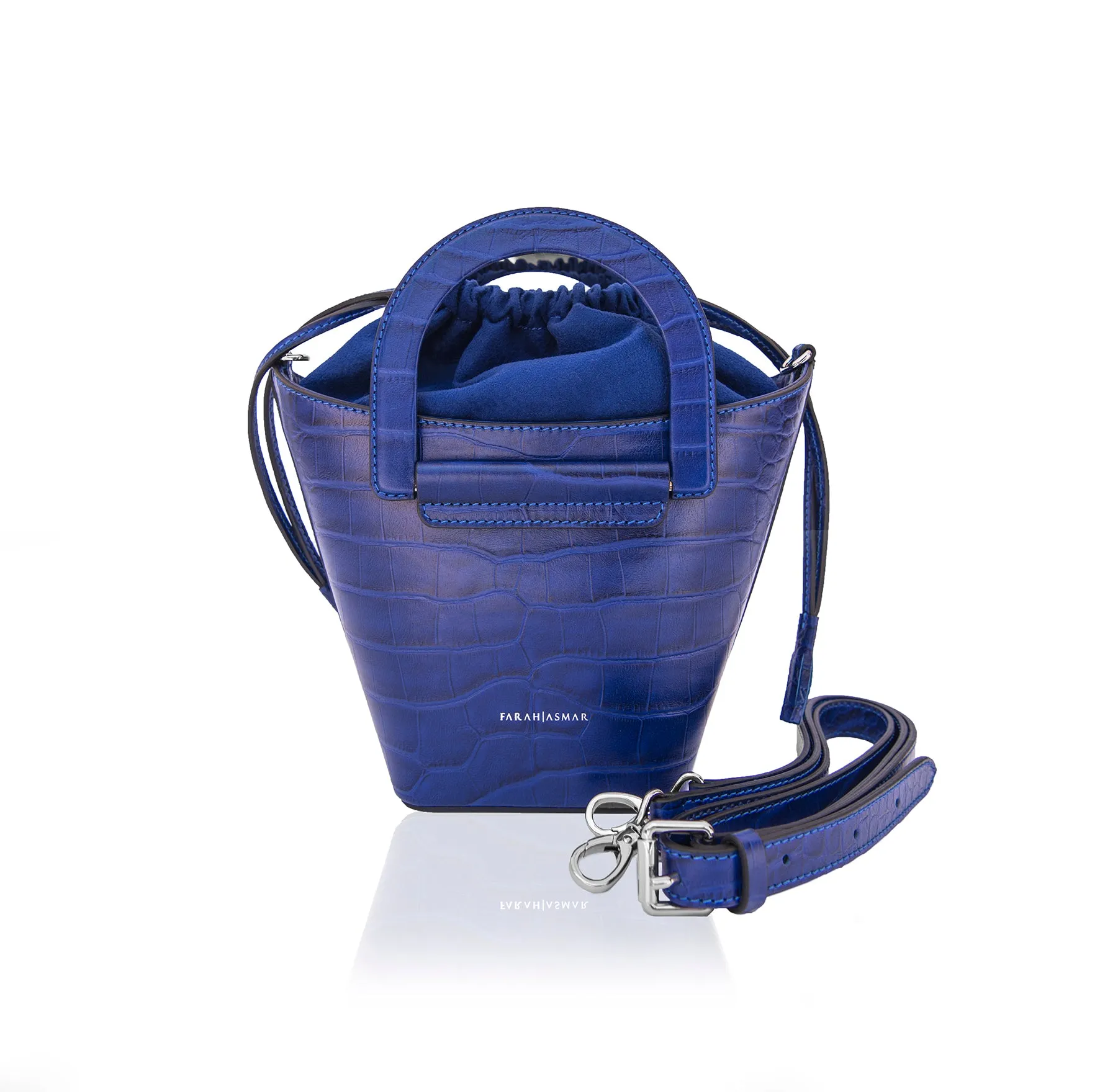 Electric Blue Cleamance Bucket Bag