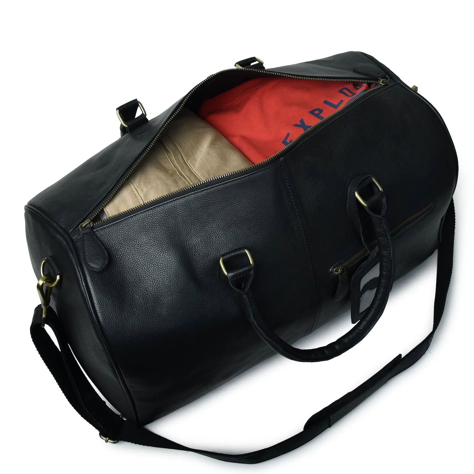 Extra Large Travel Leather Duffle Bag