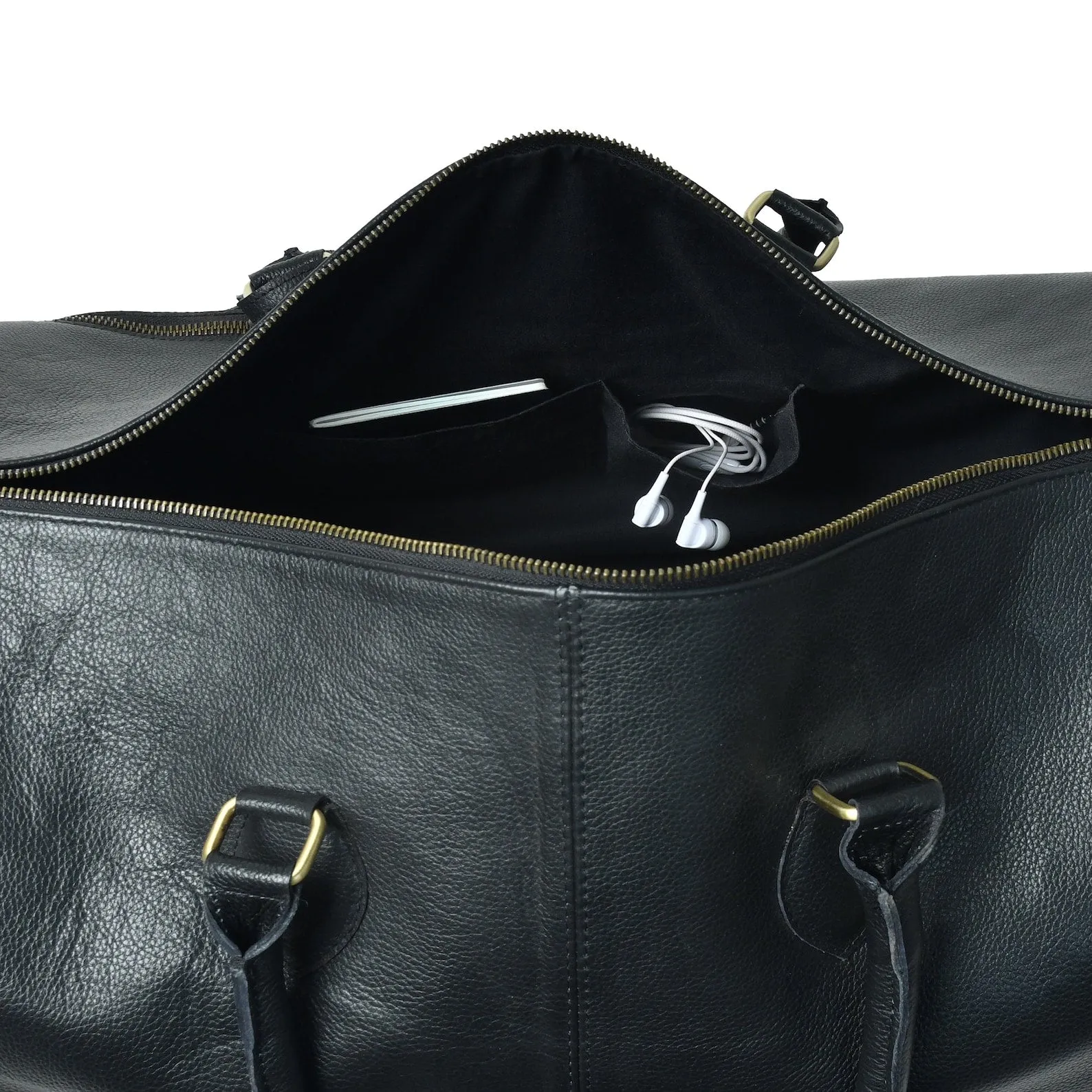 Extra Large Travel Leather Duffle Bag