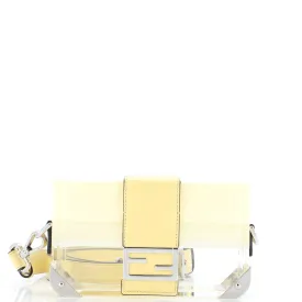 FENDI Baguette Trunk Bag Plexiglass and Leather Mini