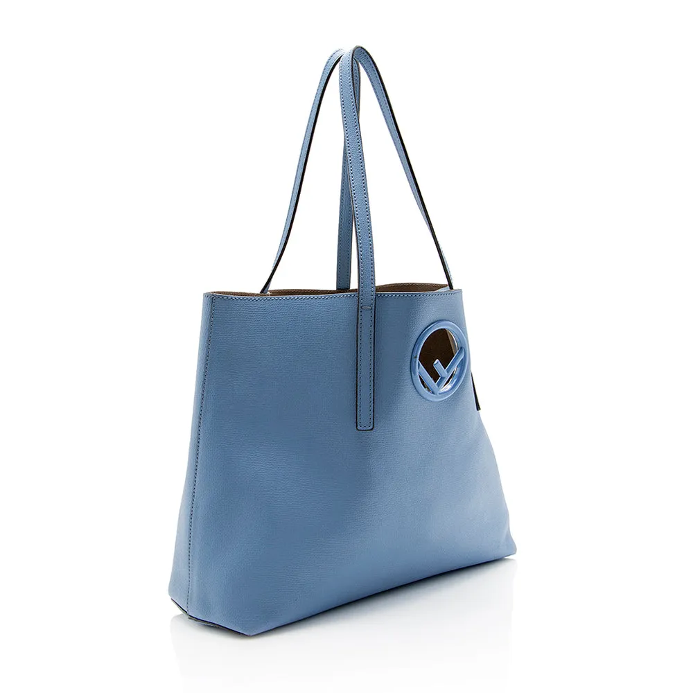 Fendi Leather Logo Shopper Tote (SHF-14080)