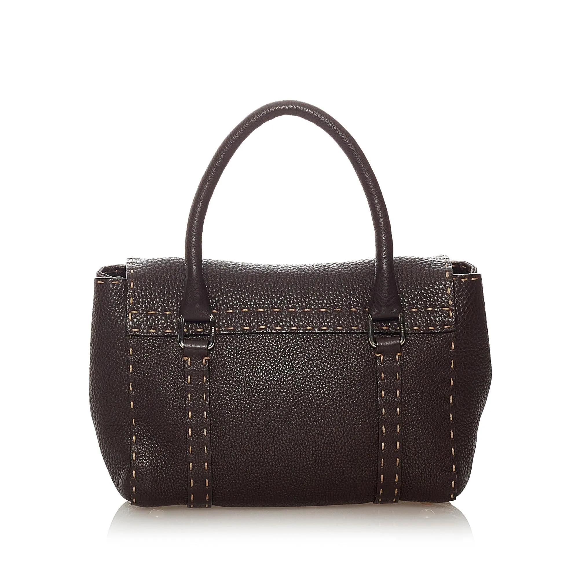 Fendi Selleria Linda Leather Handbag (SHG-27466)