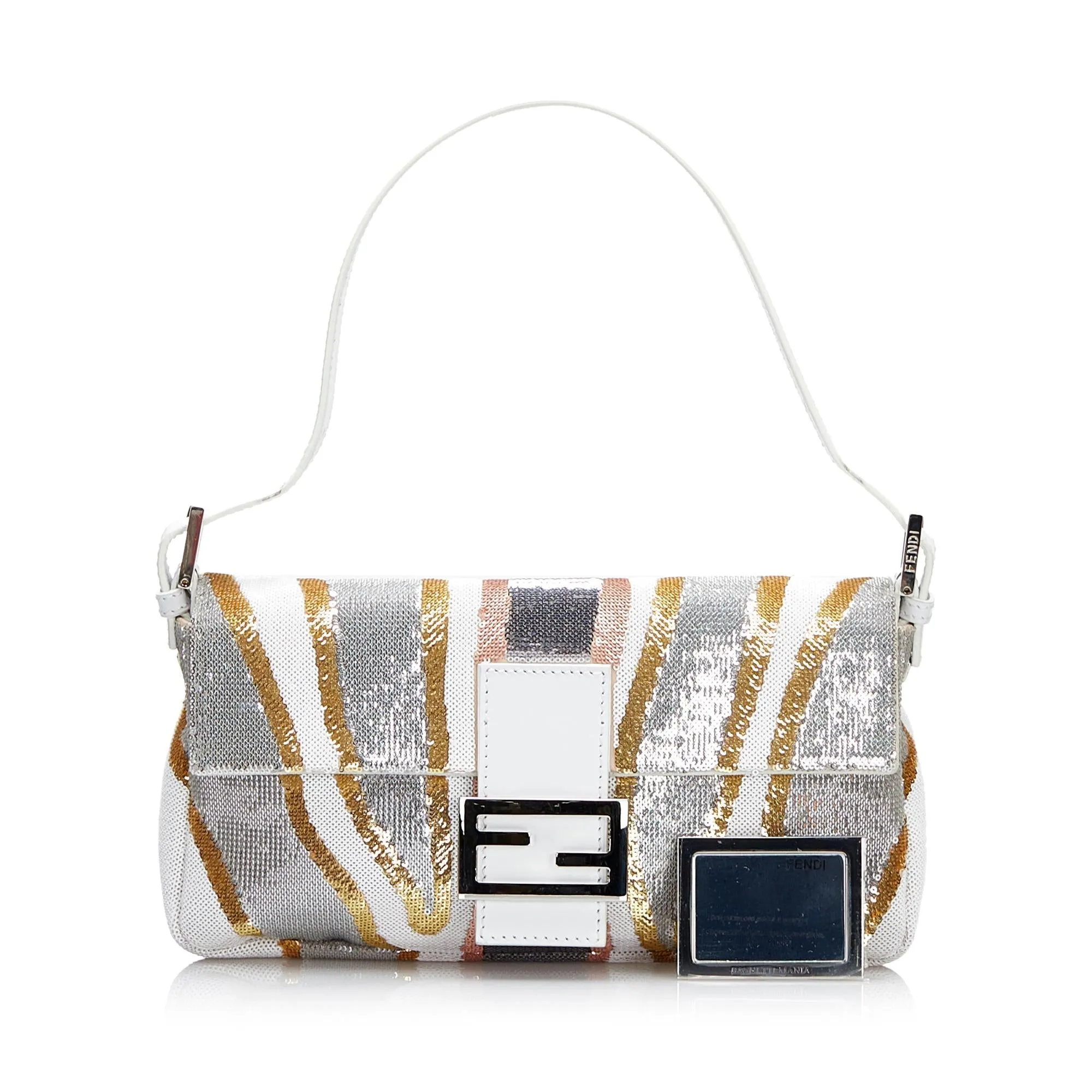 Fendi Sequined Mamma Baguette (SHG-6YT2Zg)