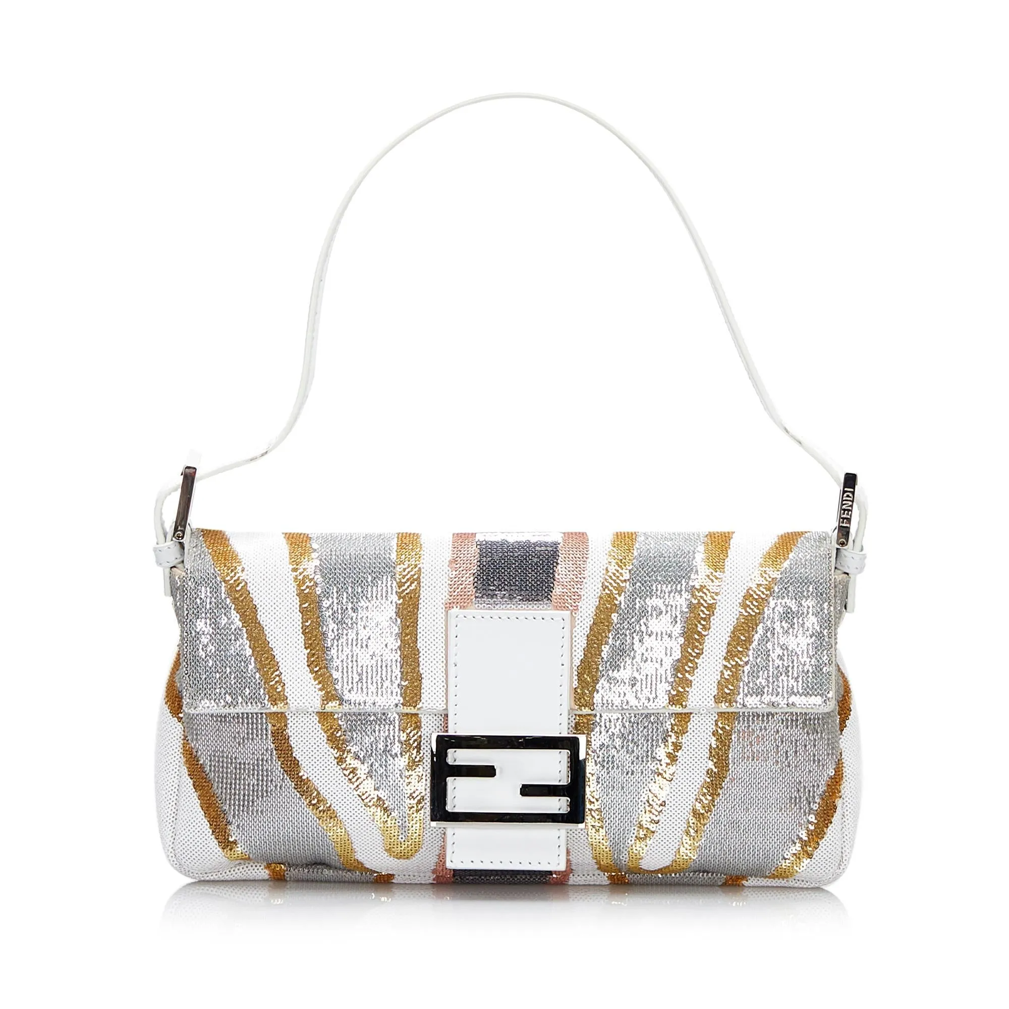 Fendi Sequined Mamma Baguette (SHG-6YT2Zg)