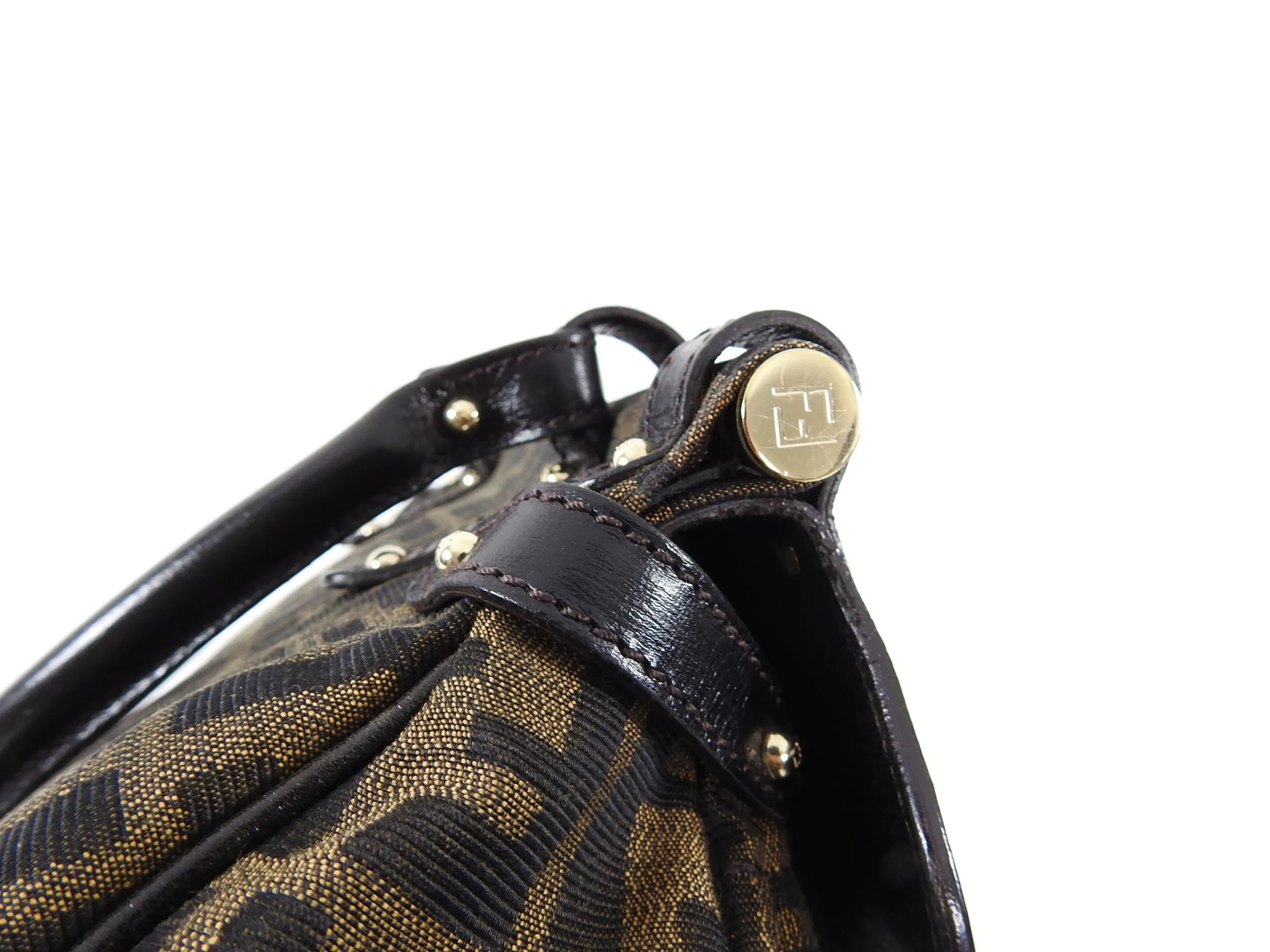 Fendi Zucca Magic Vintage FF Logo Monogram Bag