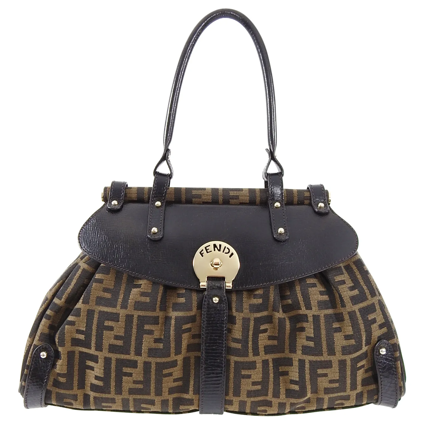 Fendi Zucca Magic Vintage FF Logo Monogram Bag