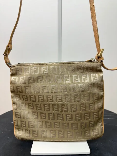 Fendi Zucchino Cross Body Bag