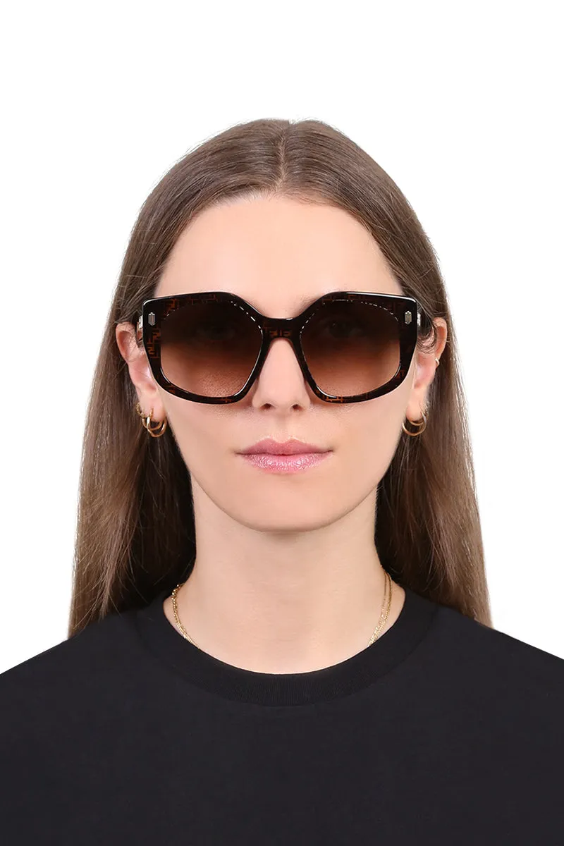 FF ACETATE SUNGLASSES | HAVANA