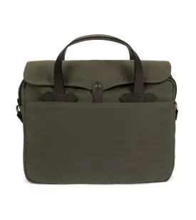 Filson Rugged Twill Briefcase: Otter Green