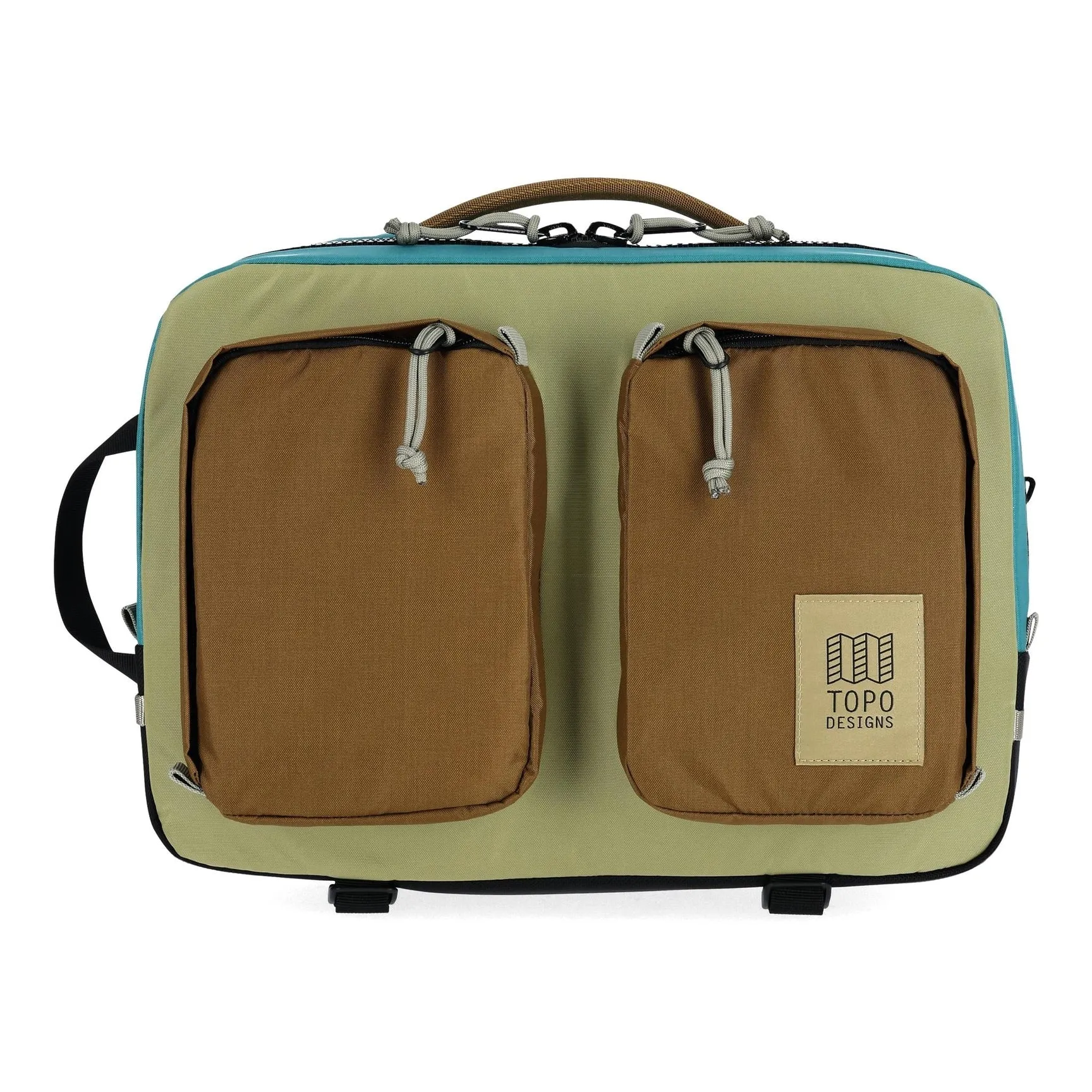 Global Briefcase | Carribbean/Dark Khaki