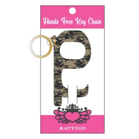 Green Camo Hands Free Wholesale Key Chain