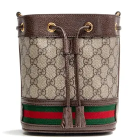 GUCCI - GG Supreme Mini Ophidia Bucket Bag