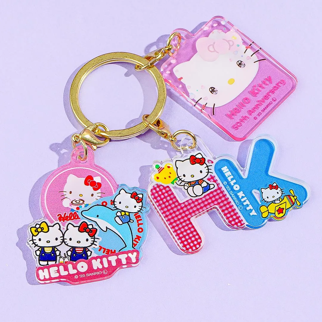 Hello Kitty 50th Anniversary Keychain