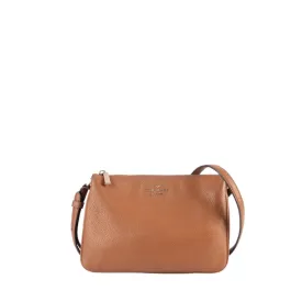 Kate Spade Leila Triple Gusset Leather Crossbody Bag