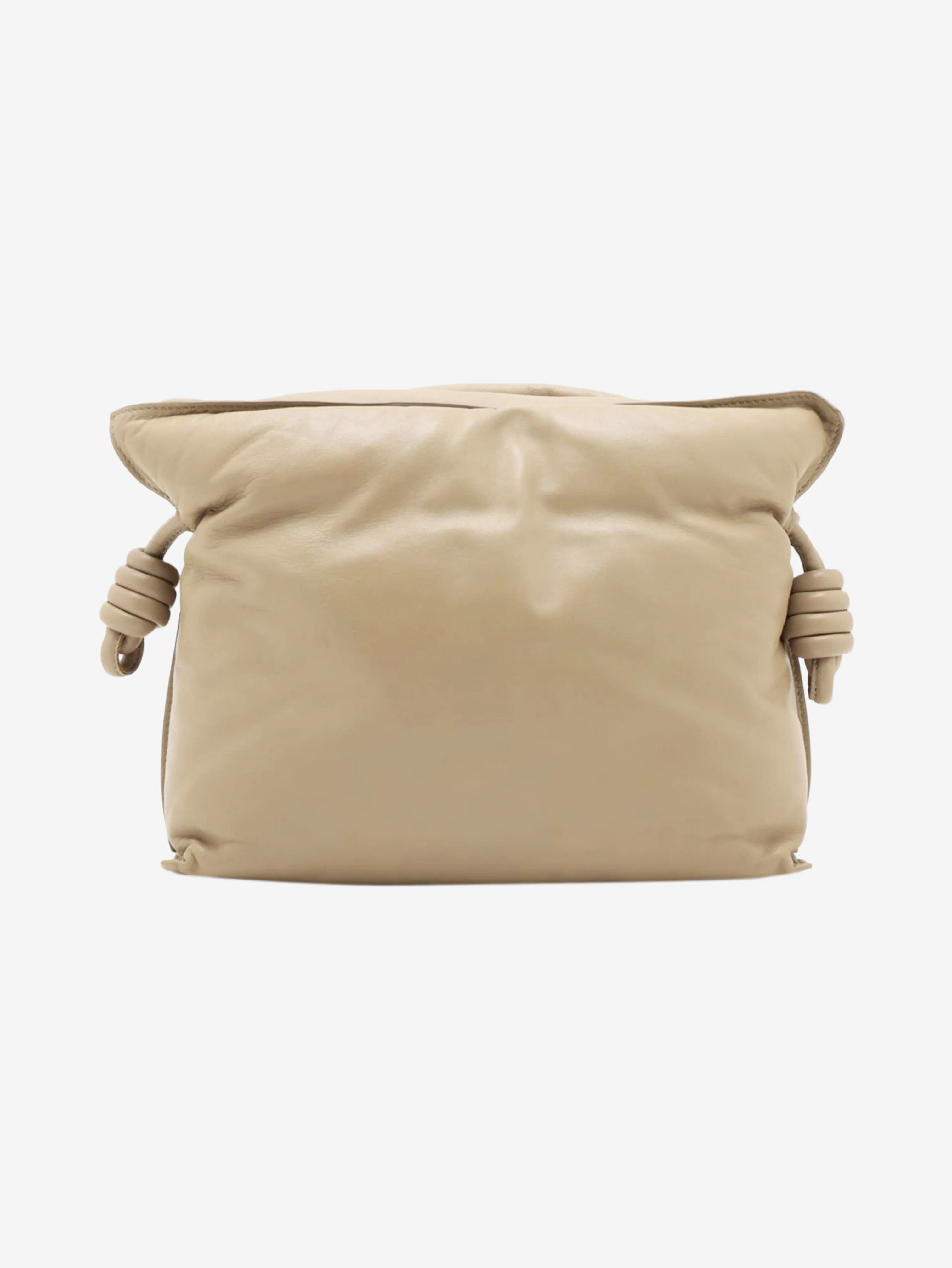 Khaki Flamenco puffer bag