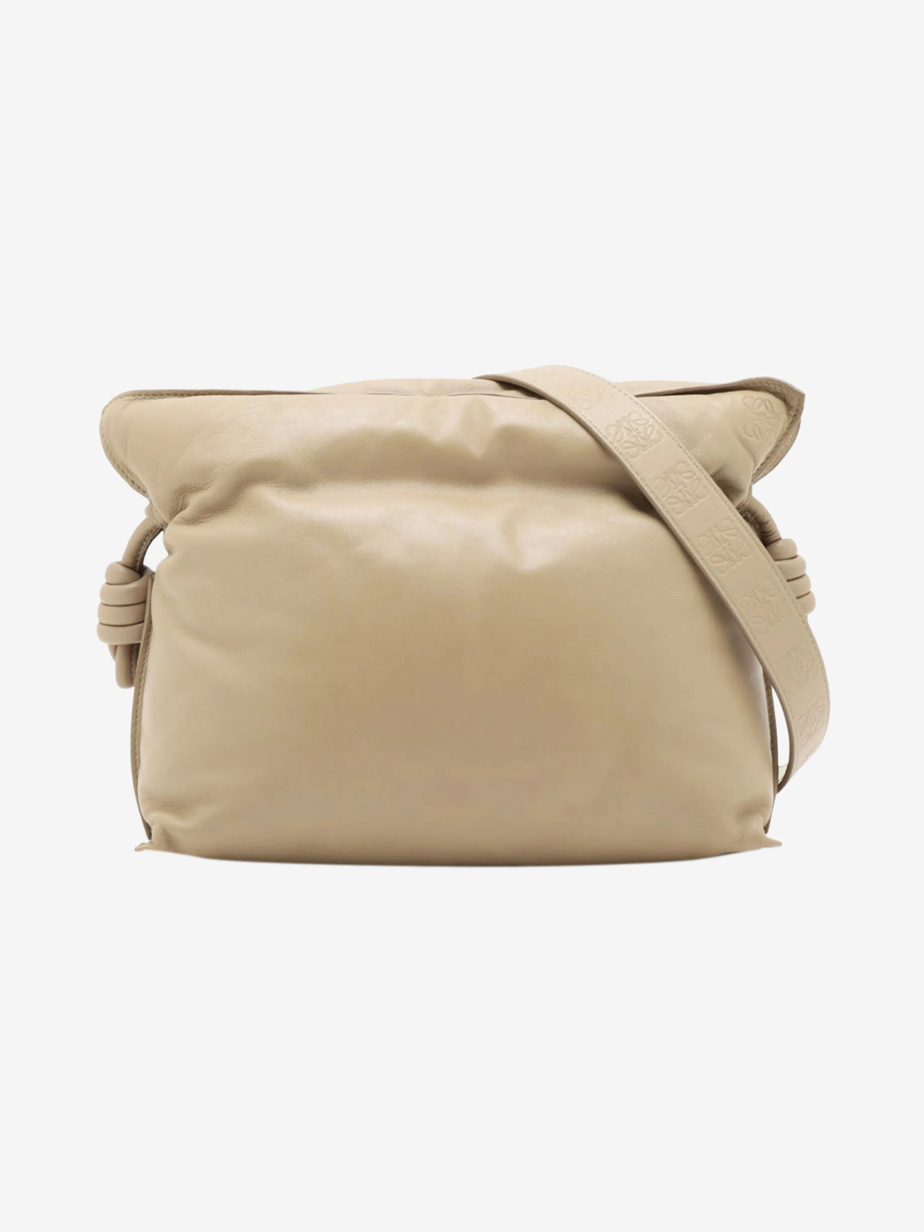 Khaki Flamenco puffer bag