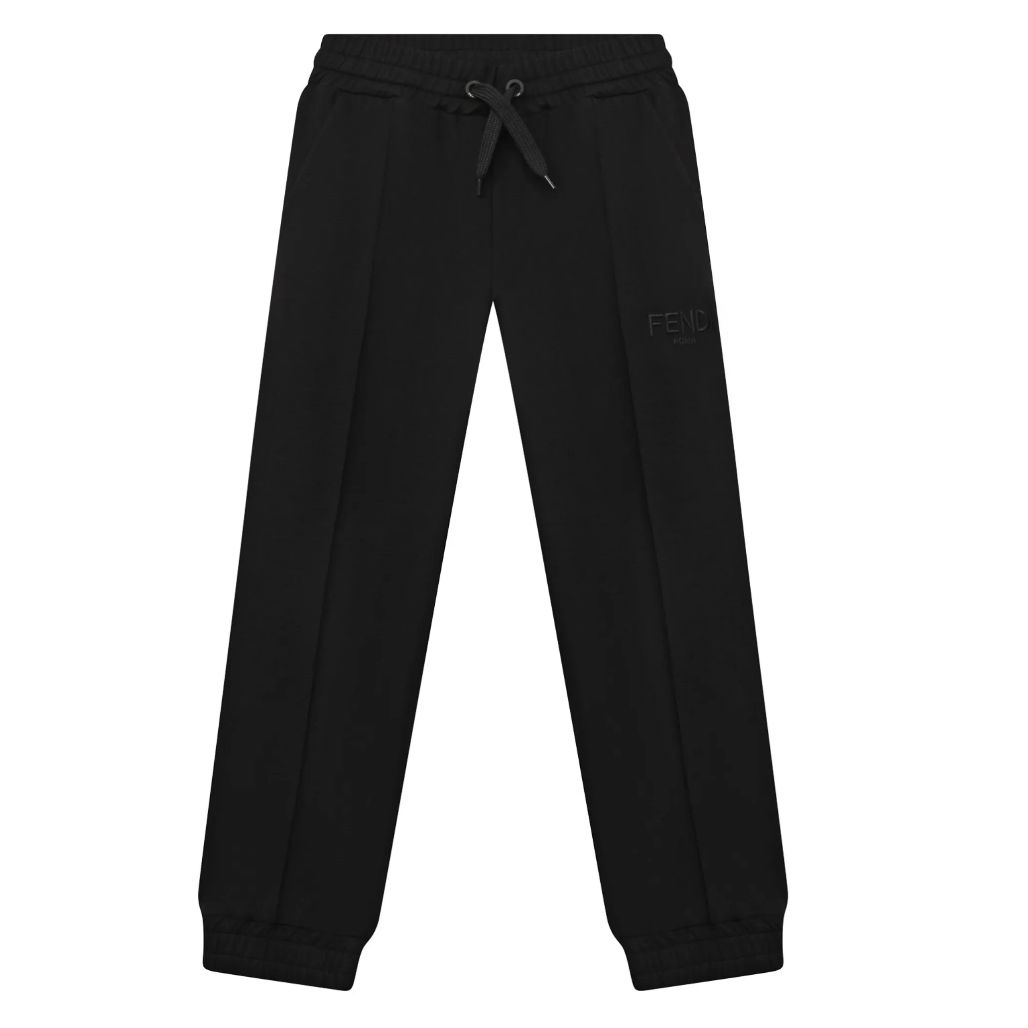 Kids Fendi Black Logo Joggers