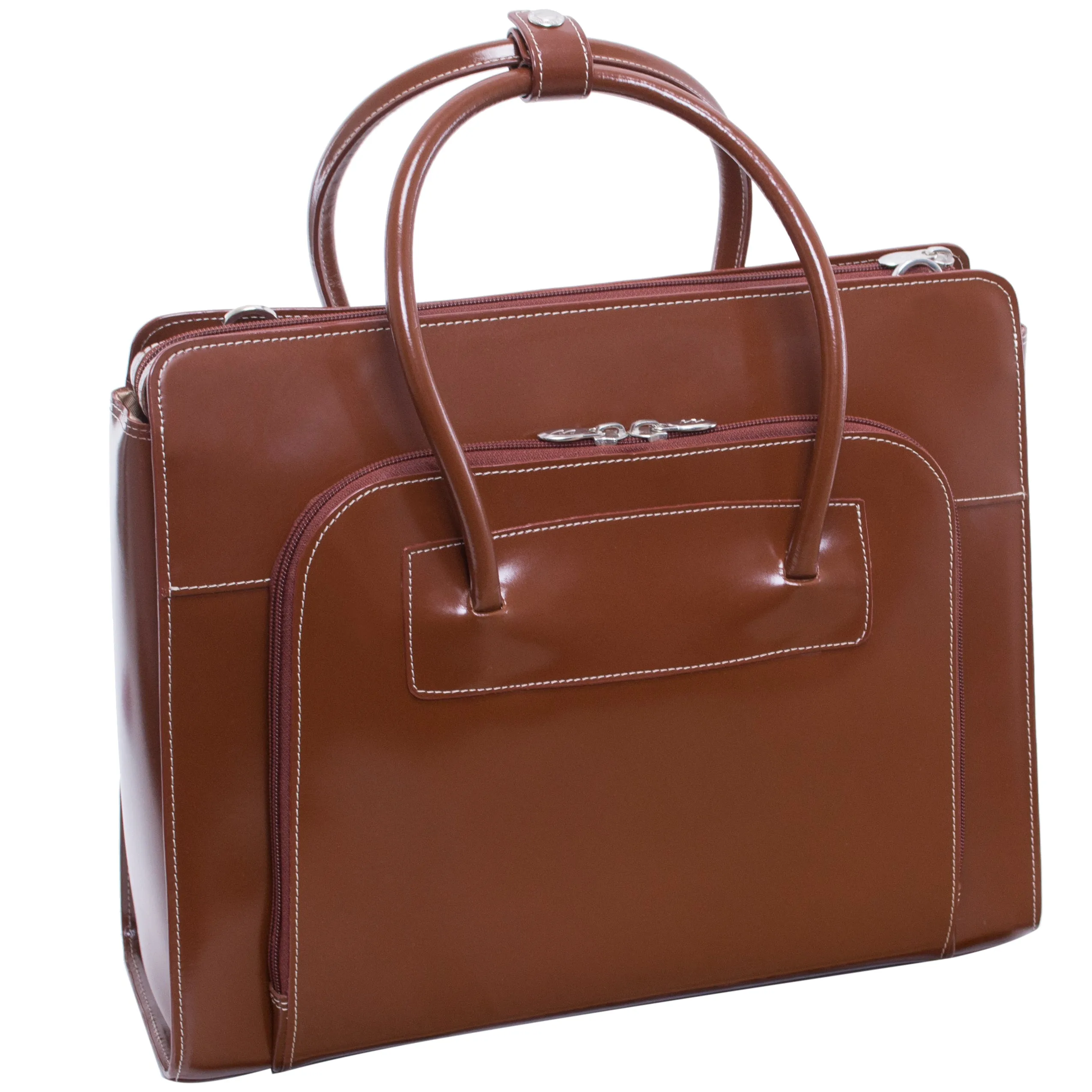 LAKE FOREST | 15” Leather Laptop Tote