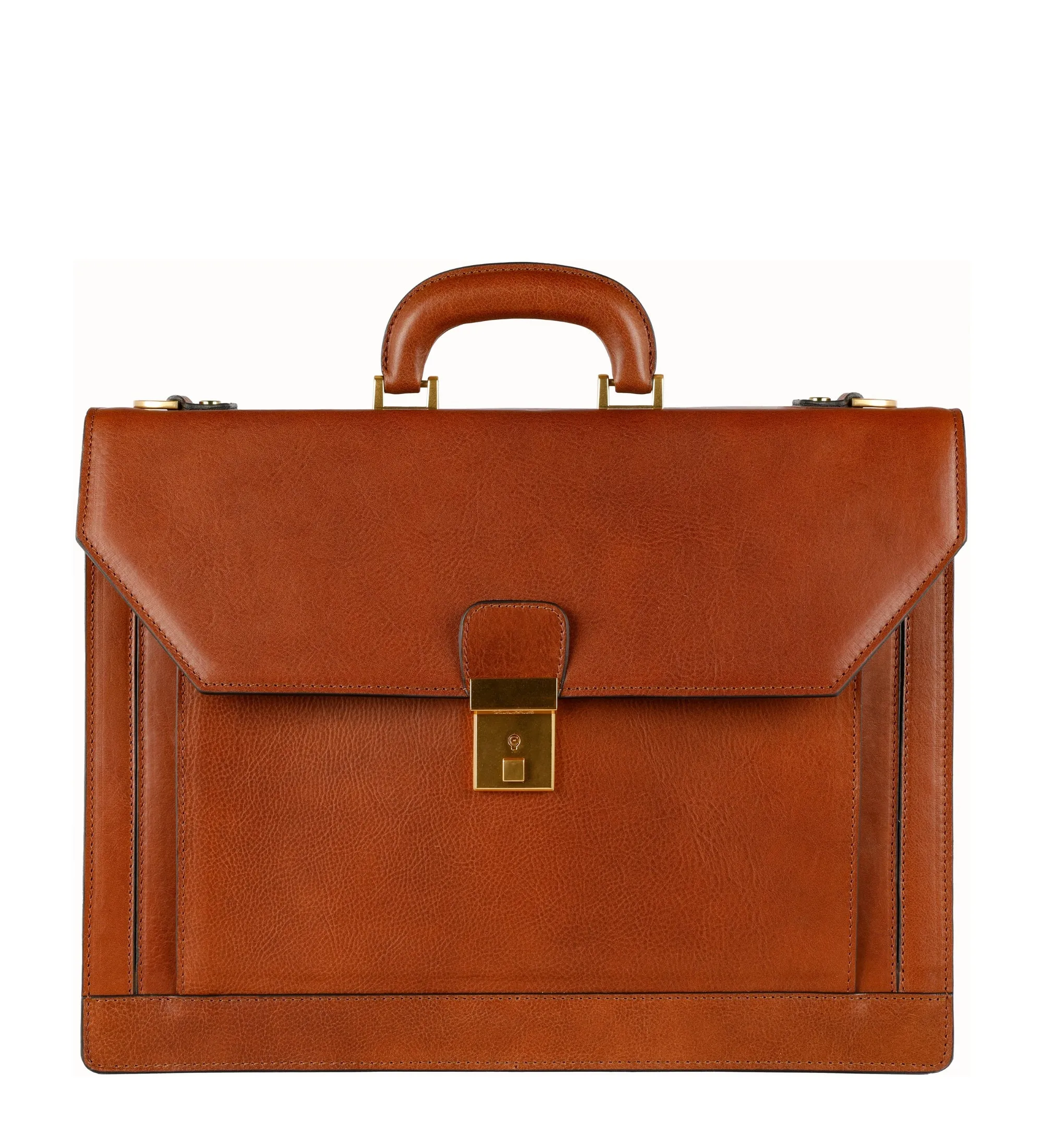 Large Leather Briefcase - Invisible Man