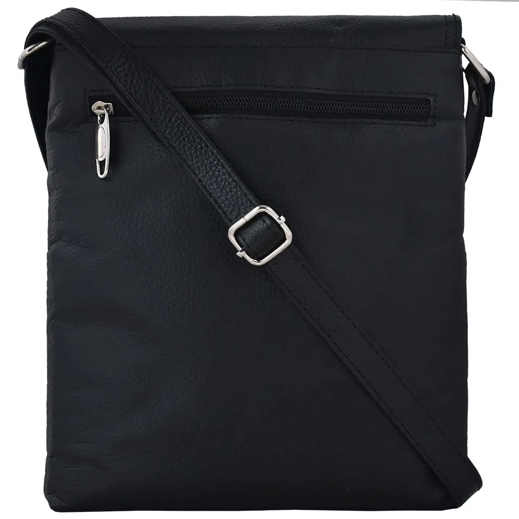 Leather Crossbody Bag Black Iconic Mini Leather Bag