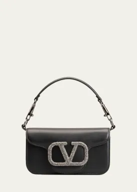 Loco VLOGO Small Calfskin Shoulder Bag