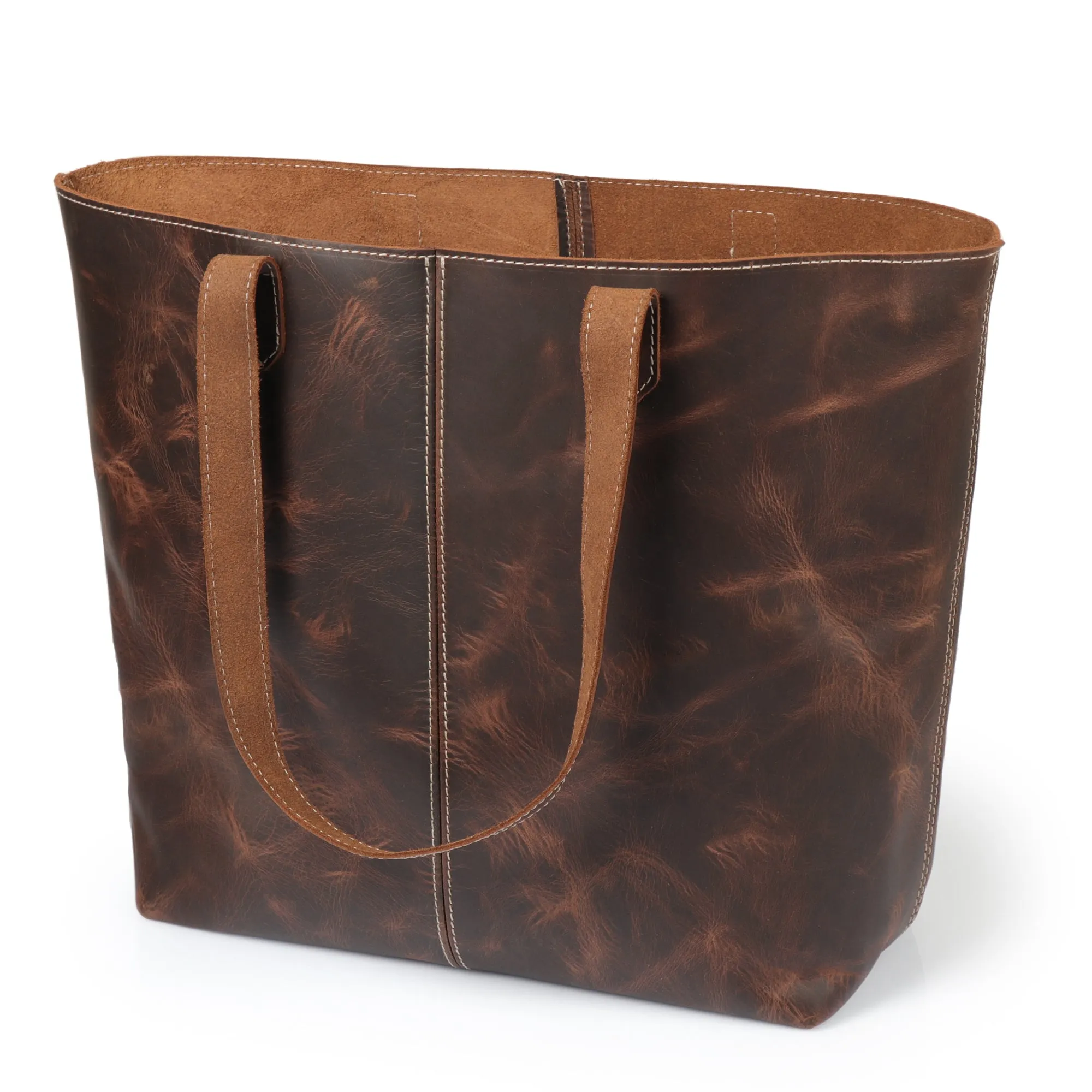 Londo Carmel Top Grain Leather Tote Bag