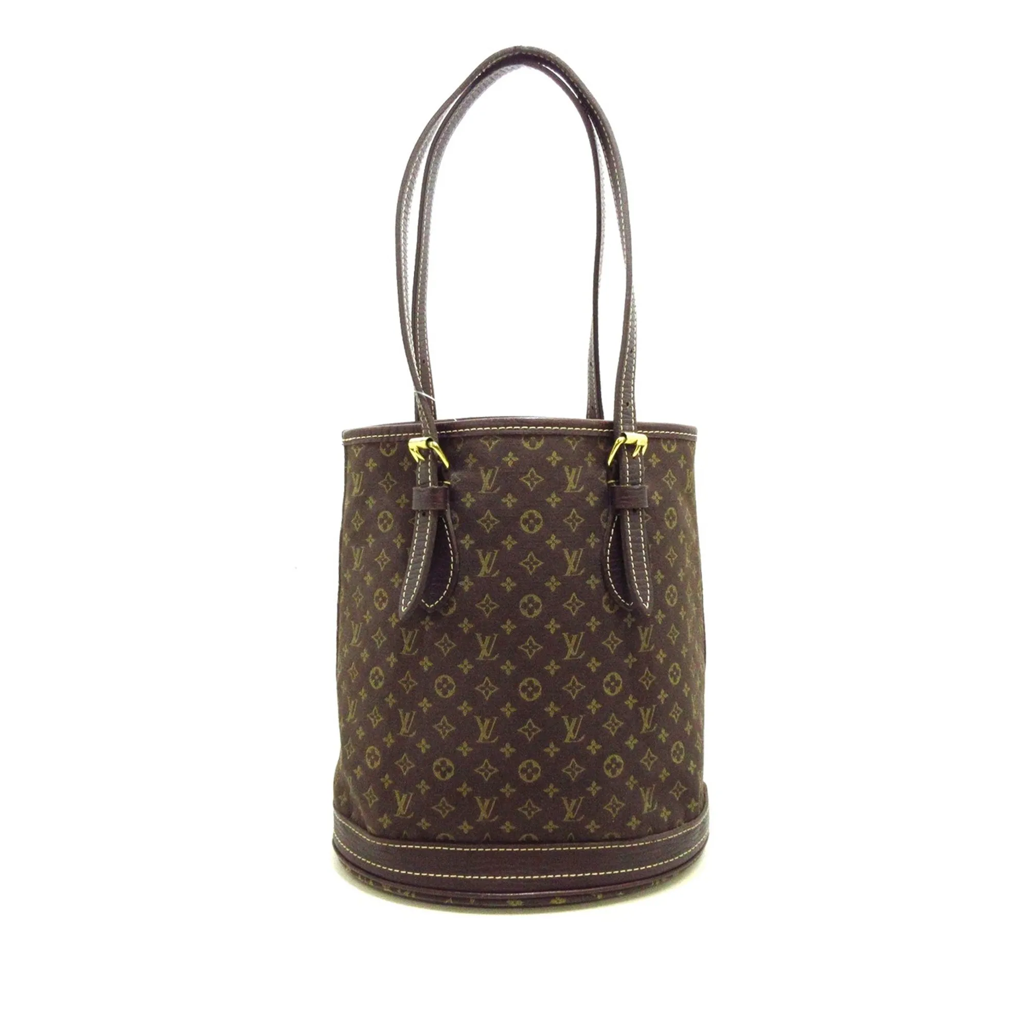 LOUIS VUITTON Monogram Mini Lin Bucket PM Bucket Bag