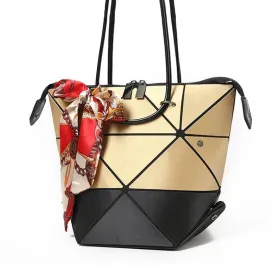 Luminous Bag Geometry Diamond Tote