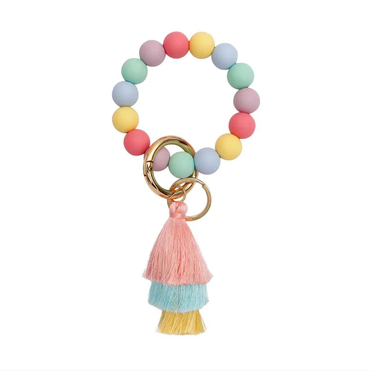 Mavi Bandz Rainbow Tassel Keychain (includes 1)