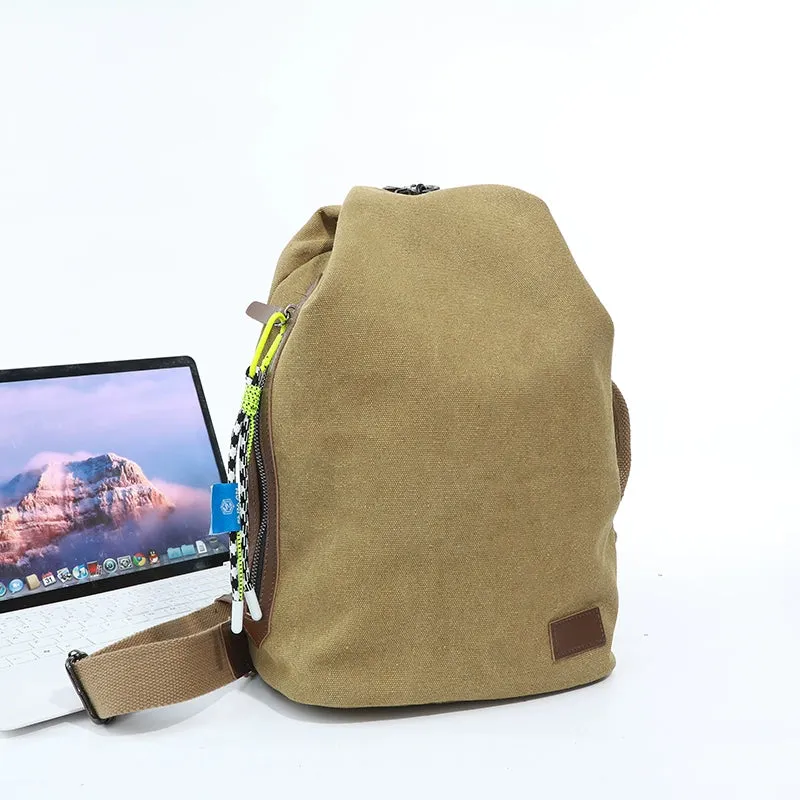 Men's and Women's Japanese-Style Retro Multi-Functional Student's Canvas Bag