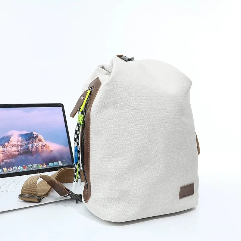 Men's and Women's Japanese-Style Retro Multi-Functional Student's Canvas Bag