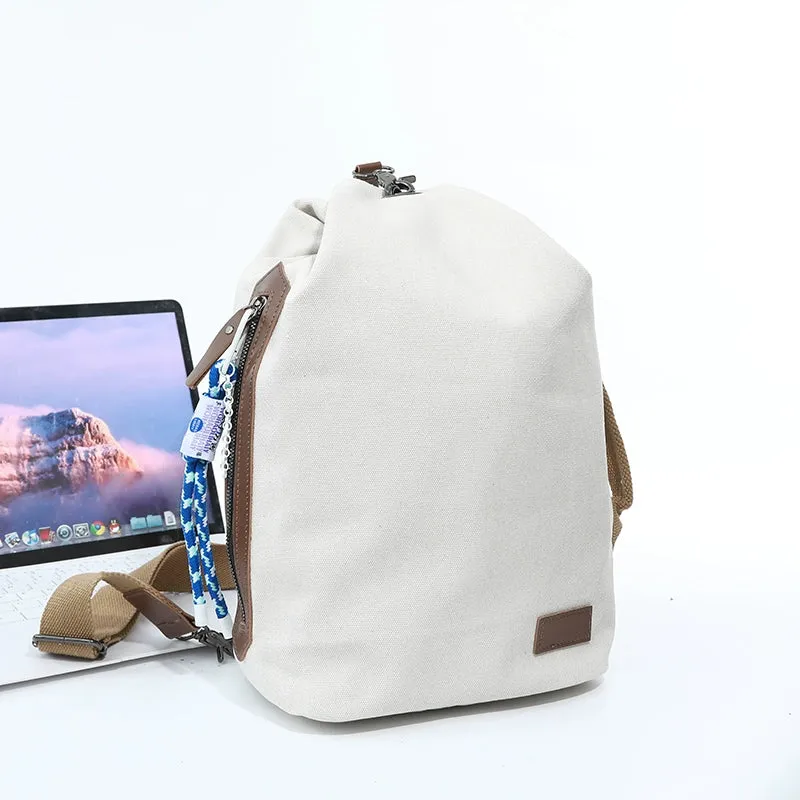 Men's and Women's Japanese-Style Retro Multi-Functional Student's Canvas Bag