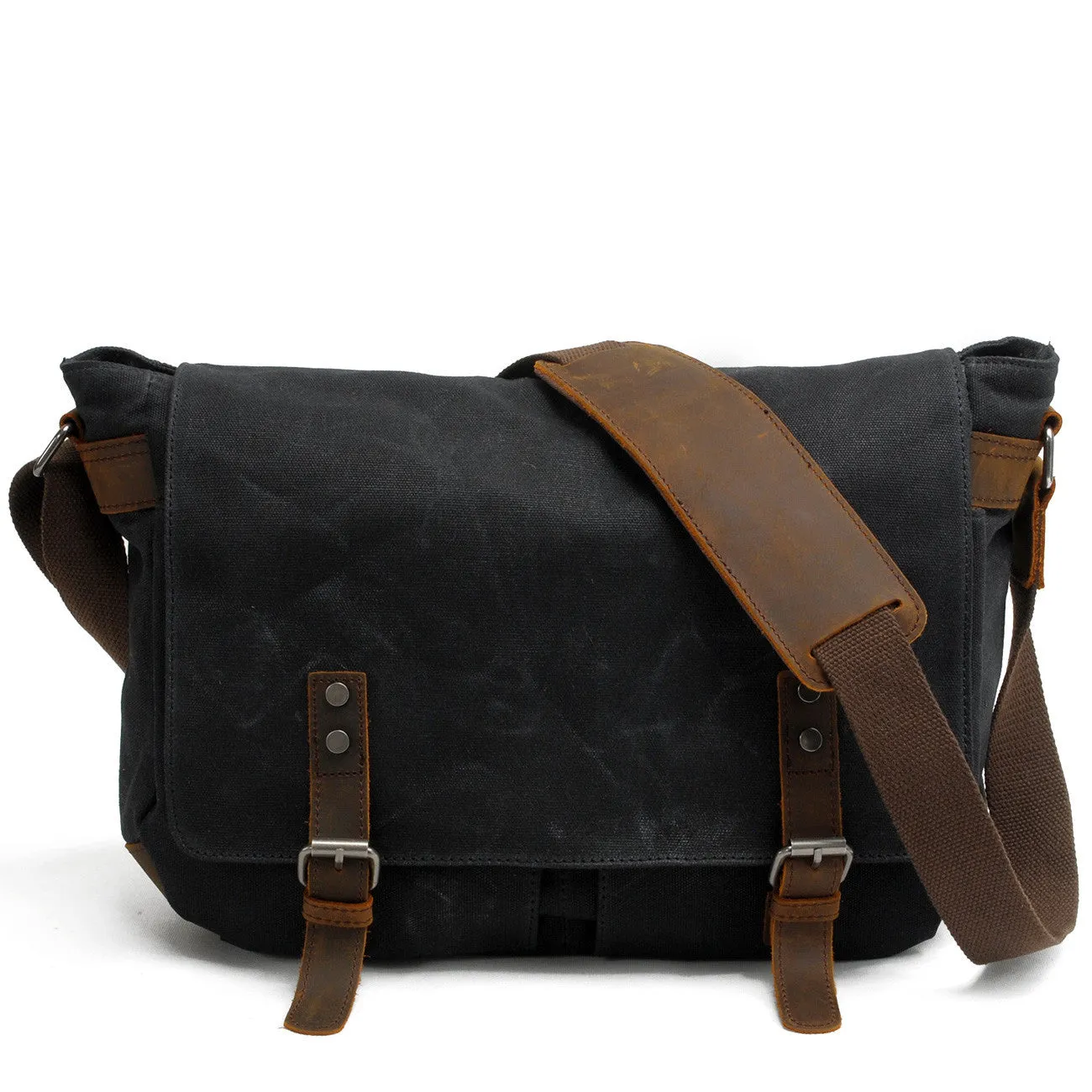 Men's Canvas Messenger Bag Crossbody Bag, Shoulder Bag Satchel Bag, Retro Durable Bag For Birthday Gift