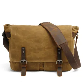 Men's Canvas Messenger Bag Crossbody Bag, Shoulder Bag Satchel Bag, Retro Durable Bag For Birthday Gift