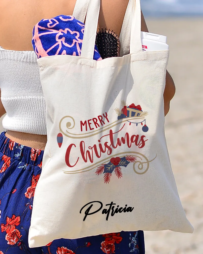 Merry Christmas Home Decoration Tote Bag - Christmas Bags