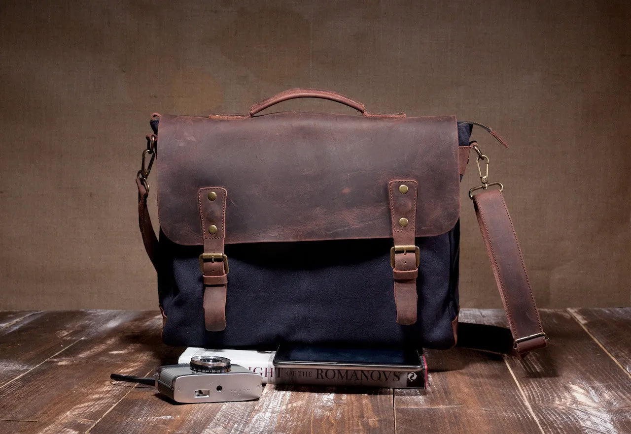 Messenger Bag Navy Blue