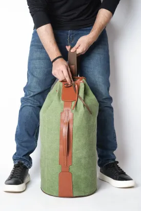 Military Duffle Bags in Canvas Leather