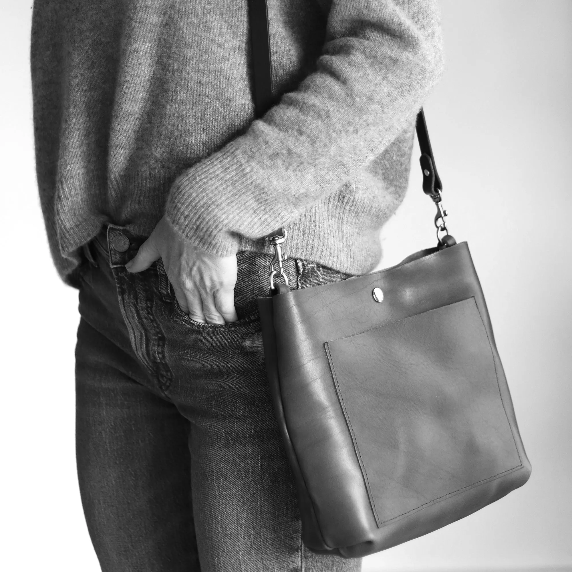 Mini Day Bag - Smooth Cognac