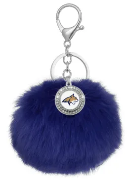 Montana State Bobcats Pom Pom Keychains