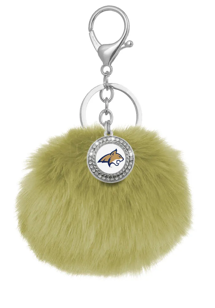 Montana State Bobcats Pom Pom Keychains