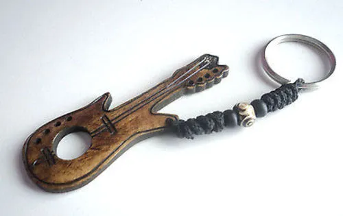 Musical Guitar Shaped Keychains