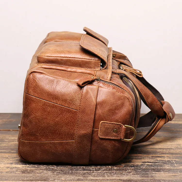 New Men Leather Traveling Shoudler Bags L0571